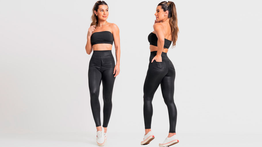 Calça Cirrê Disco Hot Pants: Brilho e Performance para o Outono 2025