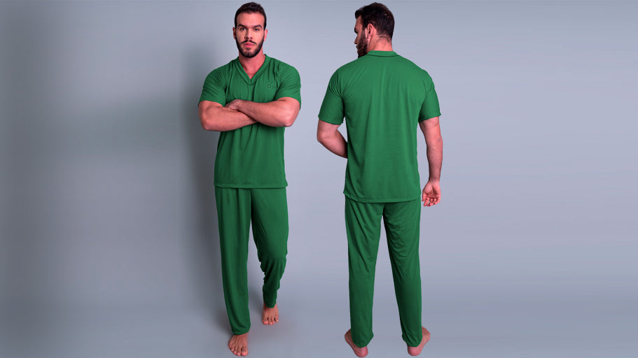 Conforto e Estilo: Conheça o Pijama Longo Manga Curta Calça da MVB Modas