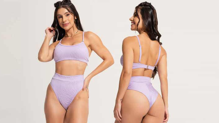 Biquíni Alcinha Bojo Hot Pants Fio Duplo Jacquard — tendência, conforto e alta performance
