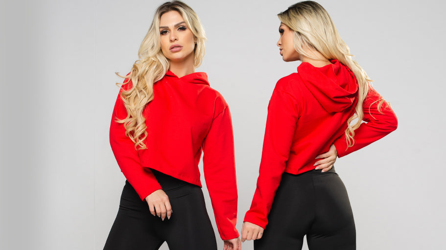 Cropped moletom - Conforto e estilo