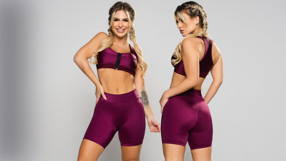 Short curto Brilhoso - Conforto e estilo em uma peça.