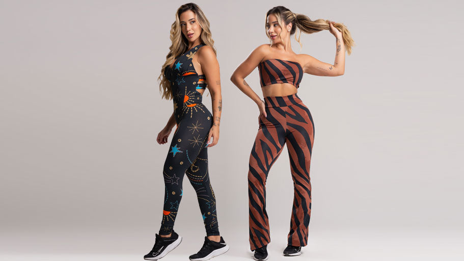 🐯 Nova Cápsula Safari & Cosmic: Estampas Imponentes na Coleção Fitness e Casual da MVB Modas