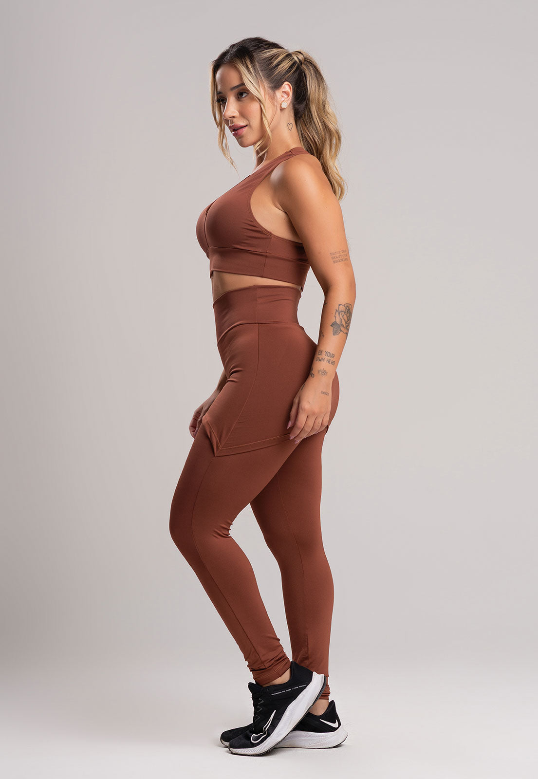 Calça Legging Suplex Saia Tapa Bumbum Safari - MVB MODAS