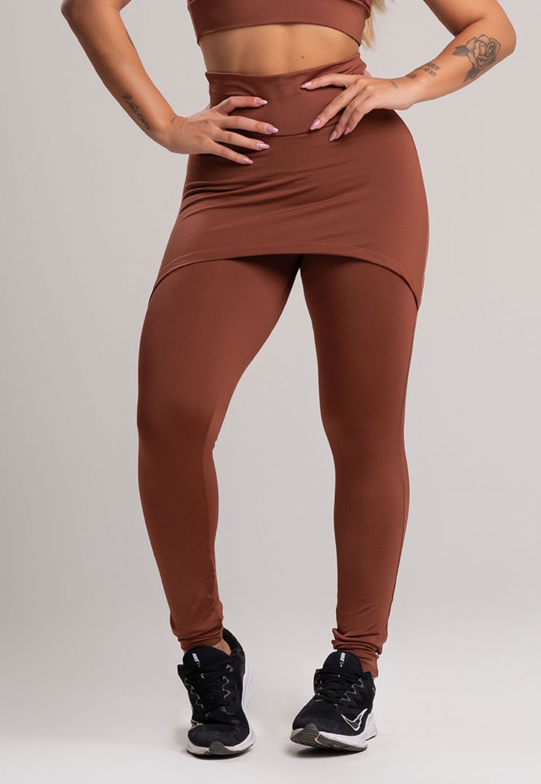 Calça Legging Suplex Saia Tapa Bumbum Safari - MVB MODAS
