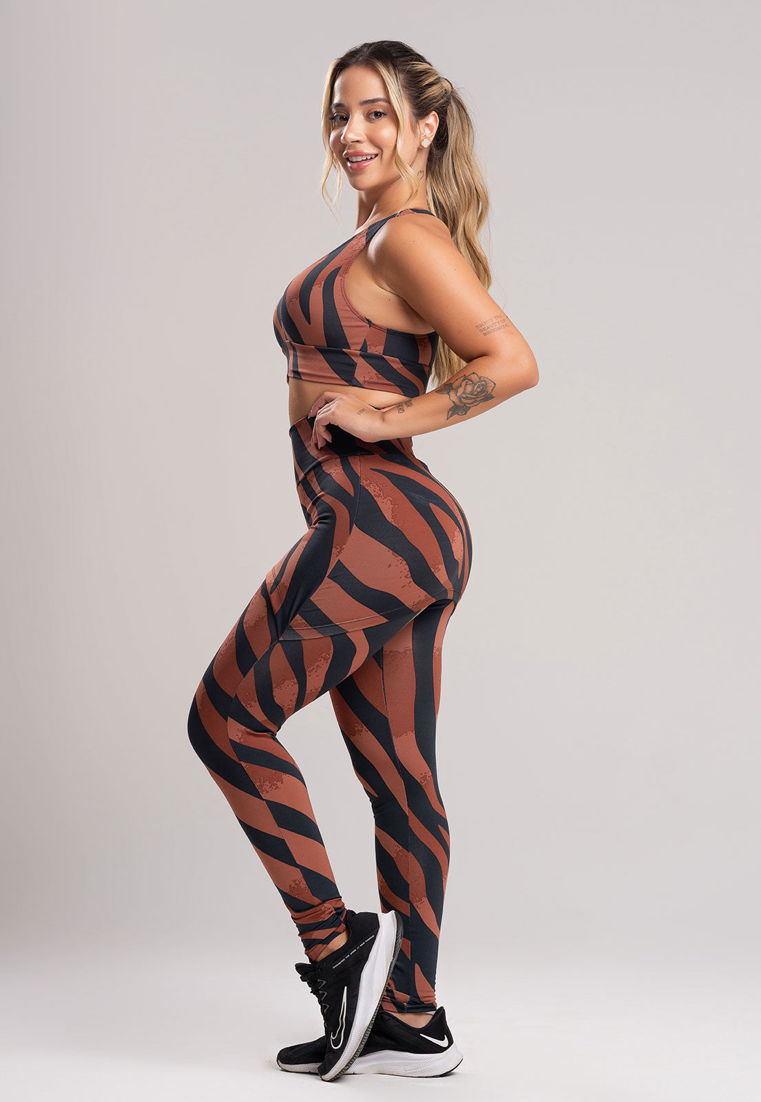 Calça Legging Suplex Saia Tapa Bumbum Safari - MVB MODAS