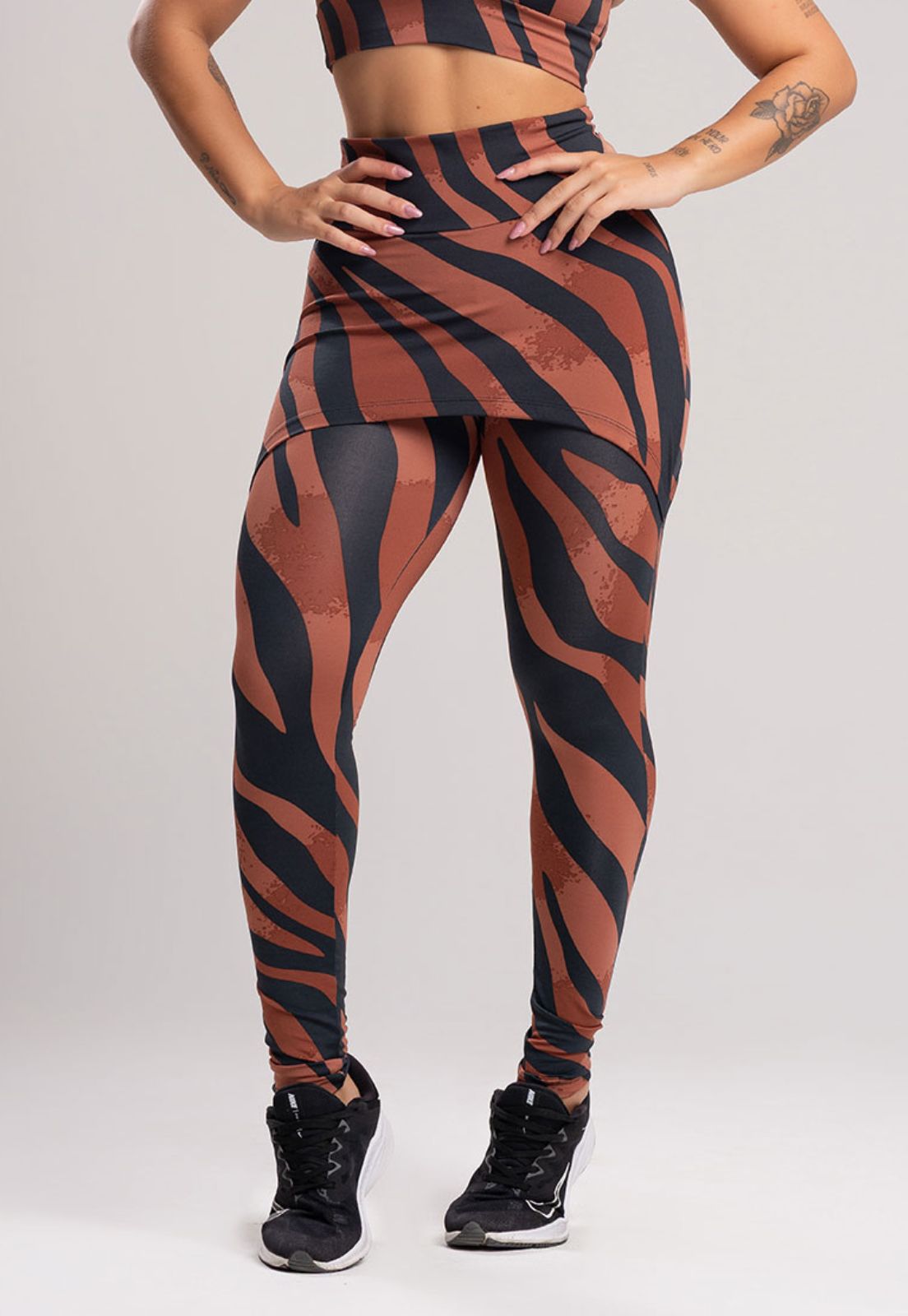 Calça Legging Suplex Saia Tapa Bumbum Safari - MVB MODAS