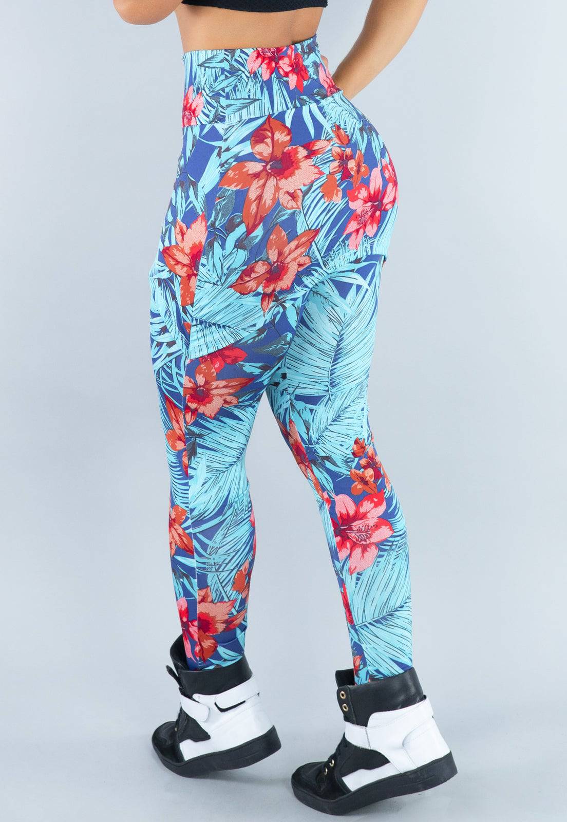 Calça Legging Suplex Saia Tapa Bumbum Mandala - MVB MODAS