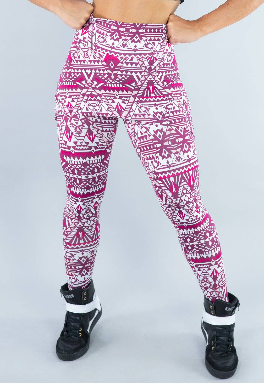 Calça Legging Suplex Saia Tapa Bumbum Espelhado - MVB MODAS