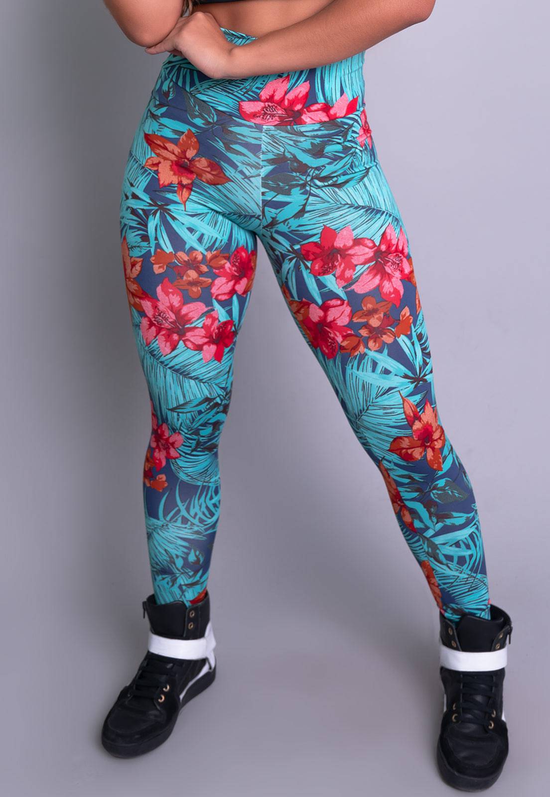 Calça Legging Cintura Alta Mandala - MVB MODAS