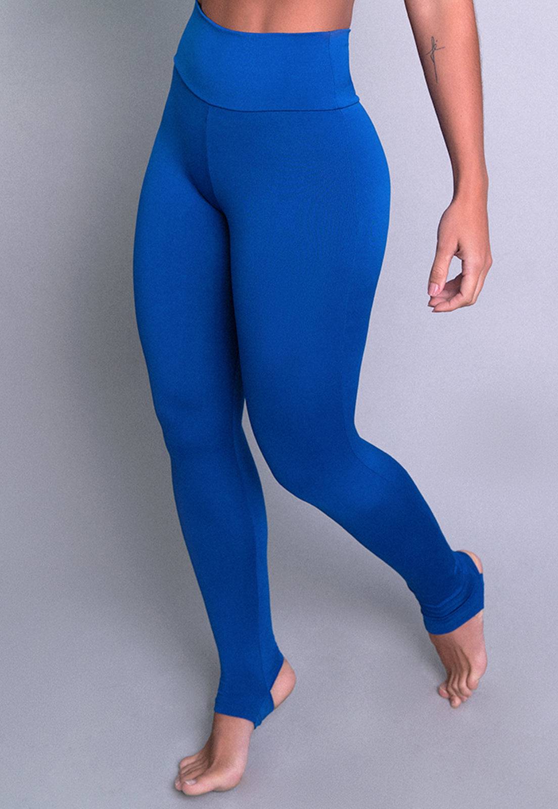 Calça Legging Pezinho Cintura Alta Cinza - MVB MODAS