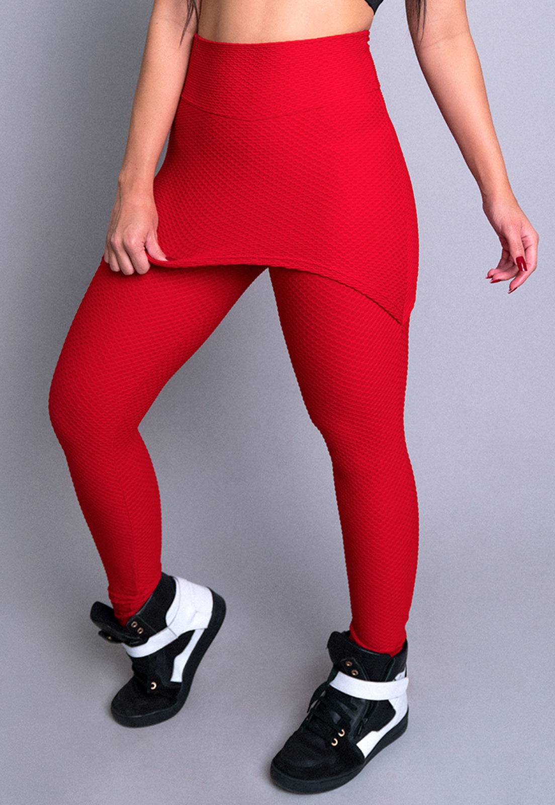 Calça Legging Bolha Saia Tapa Bumbum Cinza - MVB MODAS