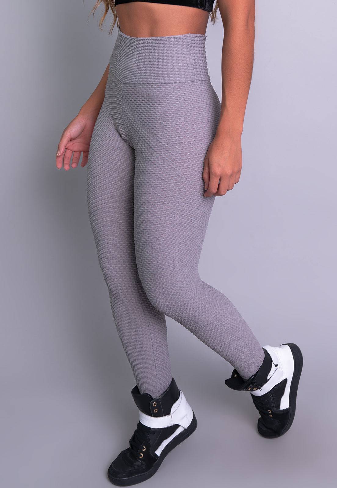 Calça Legging Bolha Cintura Alta Vermelho - MVB MODAS