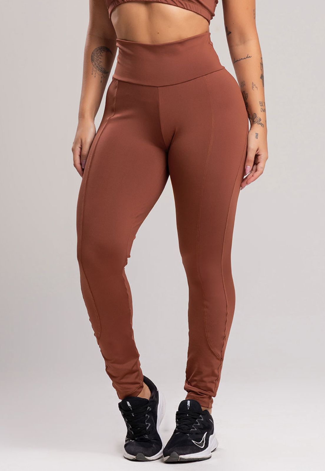 Calça Legging Montaria Cintura Alta Azul Marinho - MVB MODAS