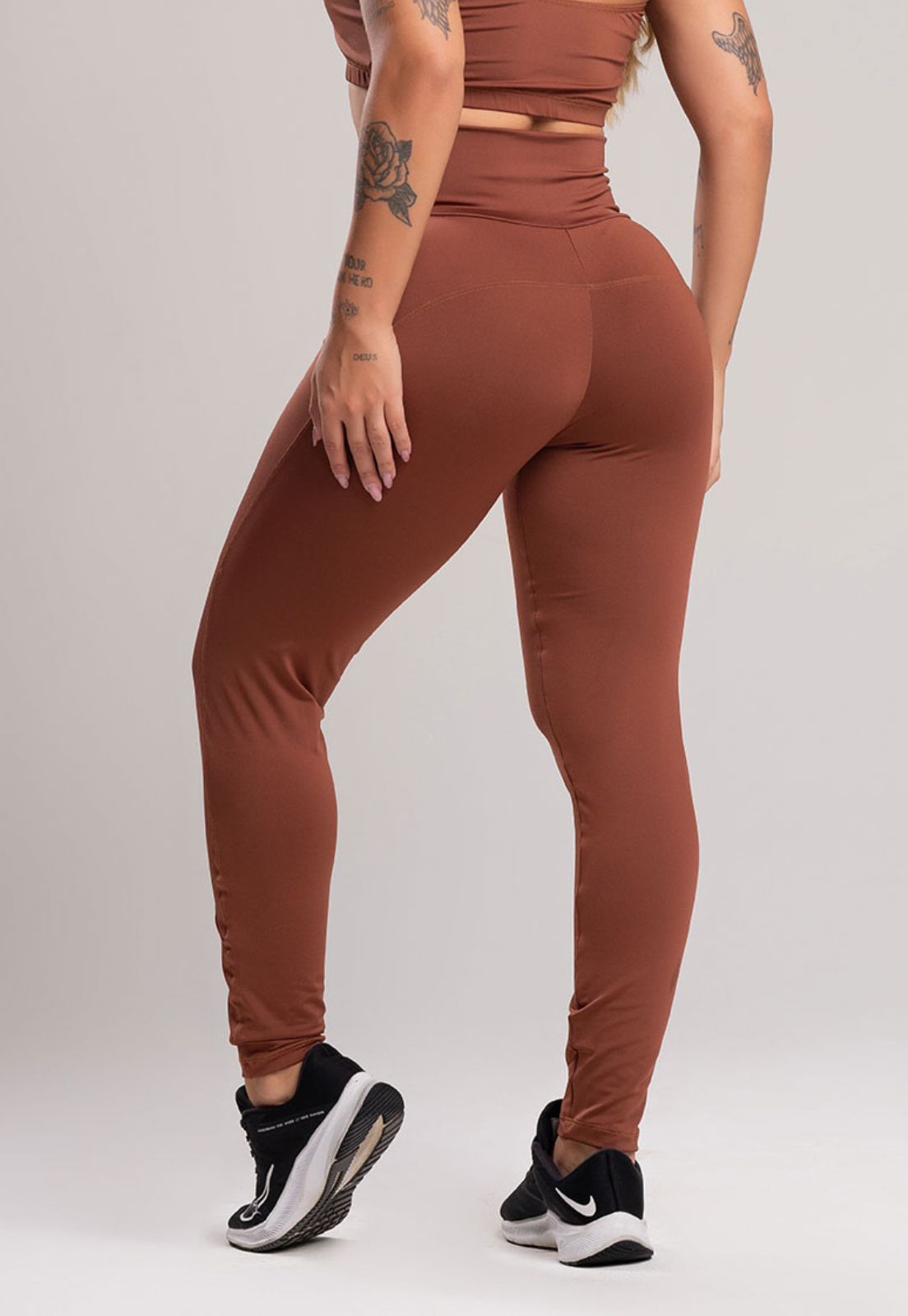 Calça Legging Montaria Cintura Alta Azul Marinho - MVB MODAS