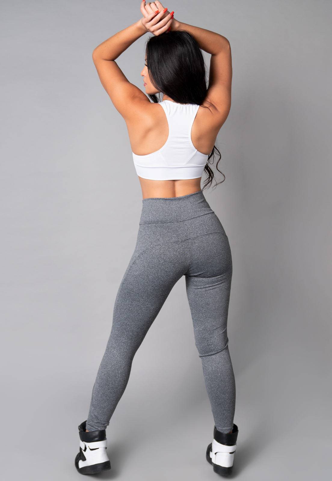 Calça Legging Montaria Cintura Alta Rosa - MVB MODAS