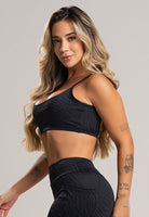 Top Alcinha Costas Nua Jacquard Lilás - MVB MODAS