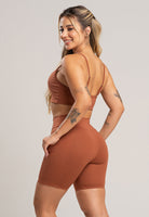 Short Bolsos Cintura Alta Feminina Poliamida Preto - MVB MODAS