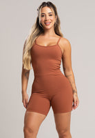 Macaquinho Fitness Alcinha Costas Nua Poliamida Preto - MVB MODAS