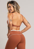 Top Alcinha Costas Nua Poliamida Pistache - MVB MODAS