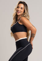 Top Alcinha Costas Nua Poliamida Pistache - MVB MODAS