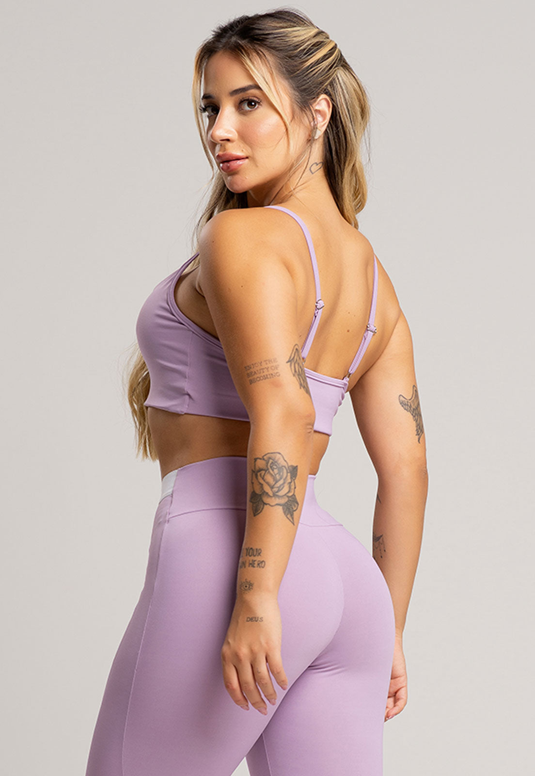 Top Duplo Alcinha de Regulagem Poliamida Preto - MVB MODAS