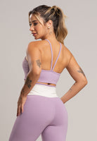 Top Cropped Duplo Alcinha Poliamida Preto - MVB MODAS