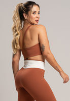 Top Cropped Duplo Alcinha Poliamida Preto - MVB MODAS