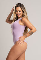 Body Camiseta Collant Cavado Poliamida Preto - MVB MODAS