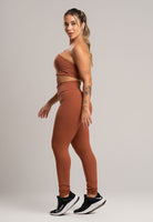 Calça Legging Cintura Alta Poliamida Pistache - MVB MODAS