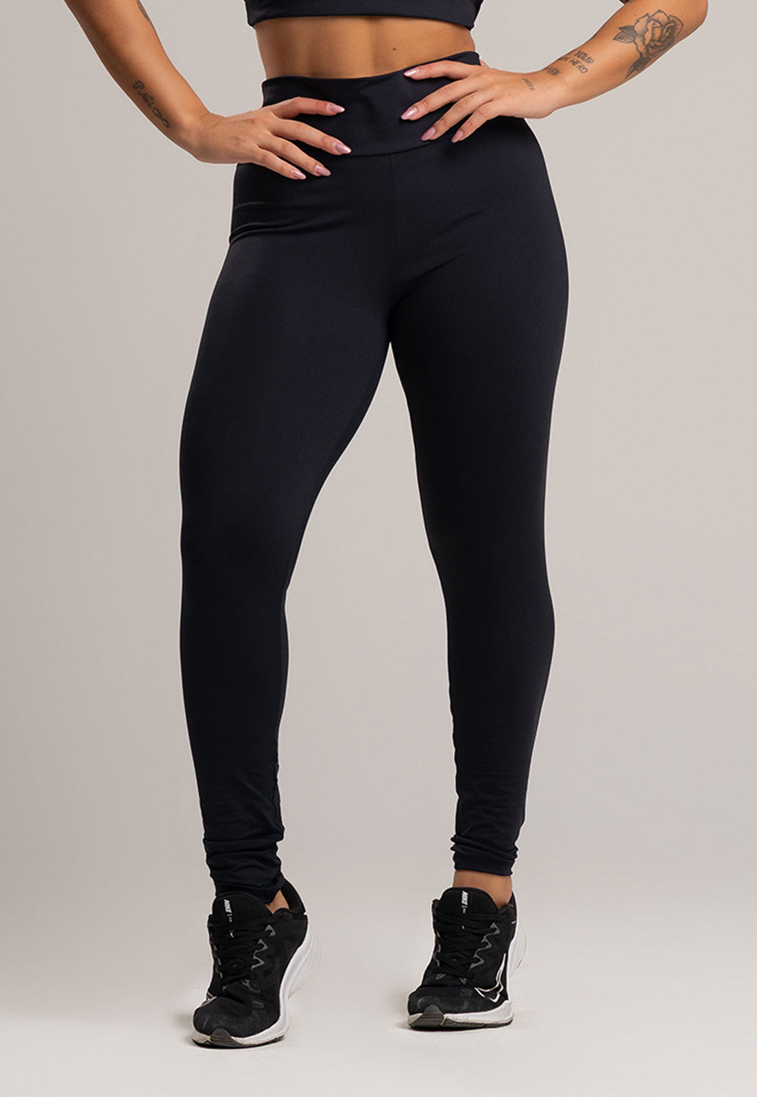 Calça Legging Cintura Alta Poliamida Pistache - MVB MODAS