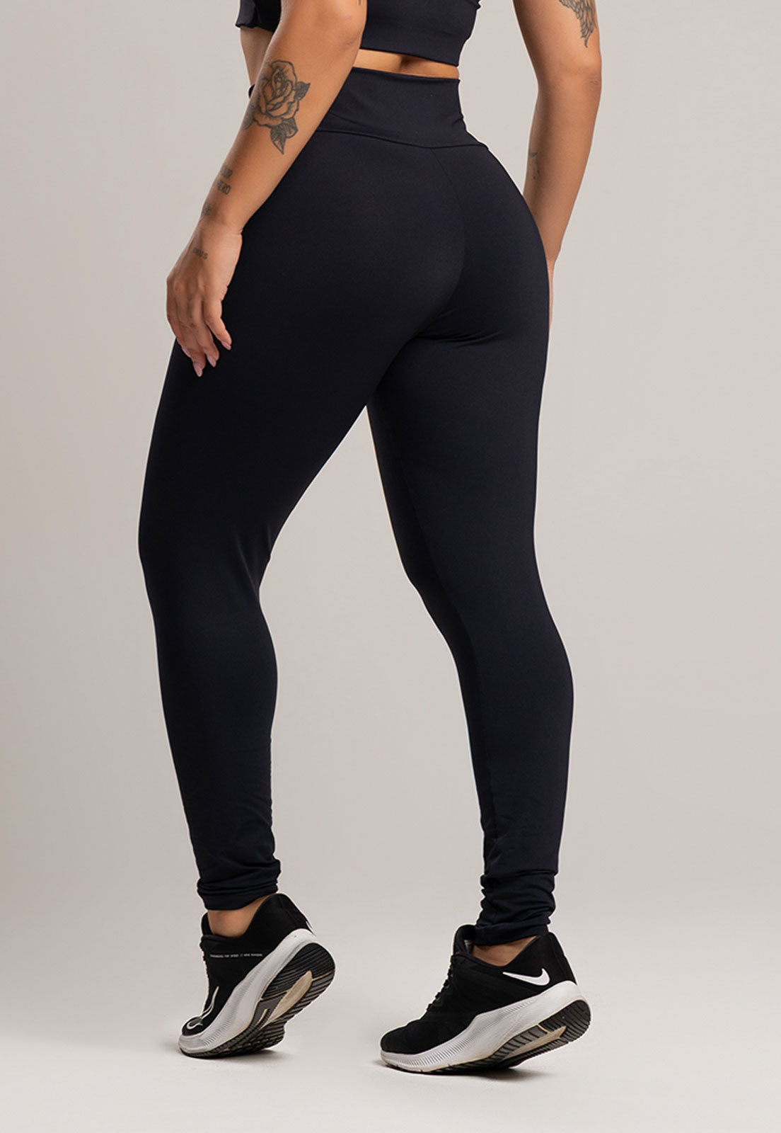 Calça Legging Cintura Alta Poliamida Pistache - MVB MODAS