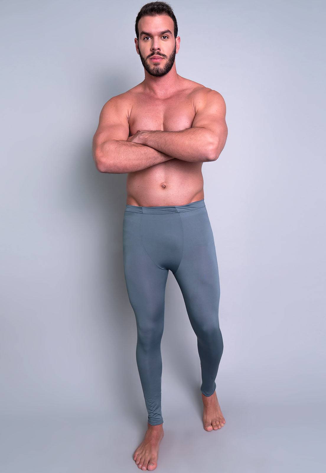 Calça Térmica Segunda Pele Proteção Uv 50+ Azul - MVB MODAS