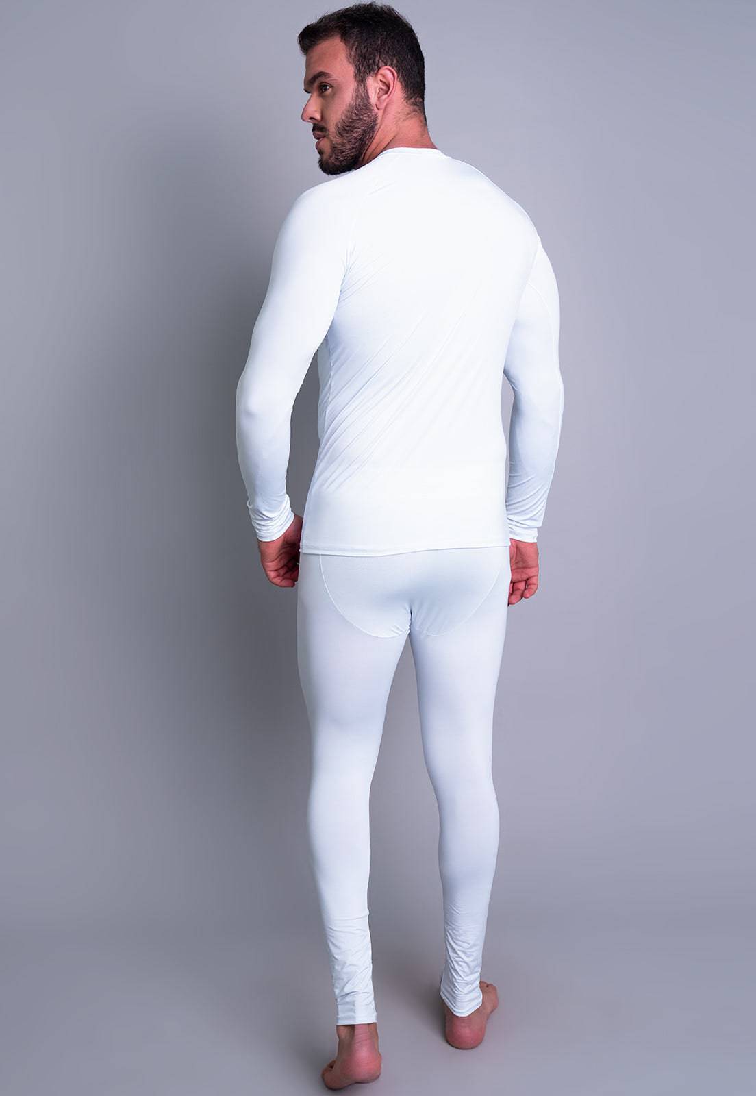 Conjunto Masculino Segunda Pele Térmica Proteção Uv 50+ Vinho - MVB MODAS