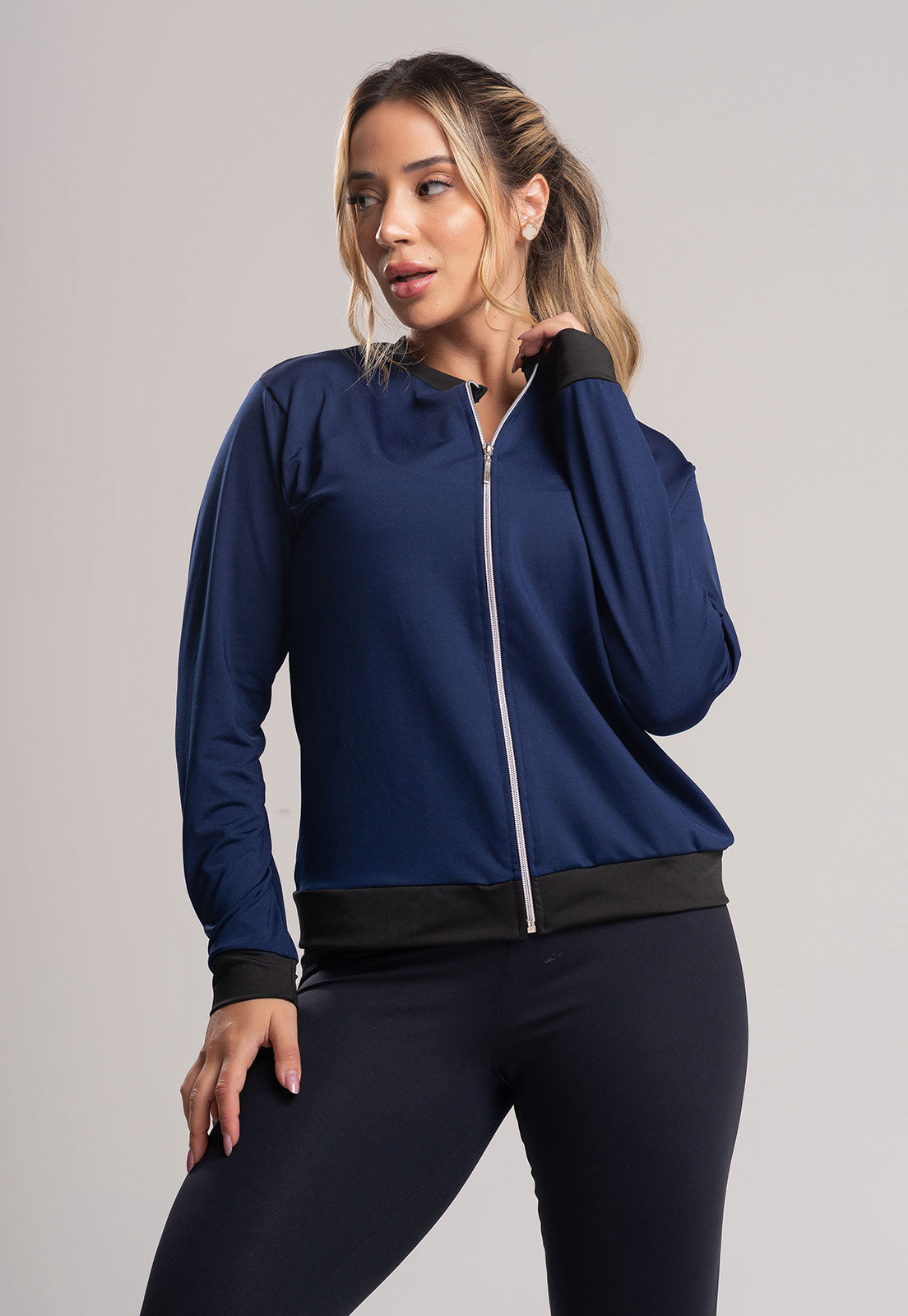 Casaco Jaqueta Suplex Feminino Inverno Safari - MVB MODAS