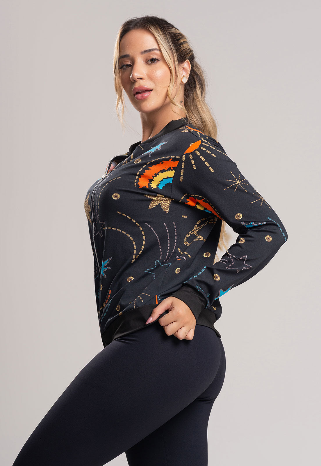 Casaco Jaqueta Suplex Feminino Inverno Safari - MVB MODAS