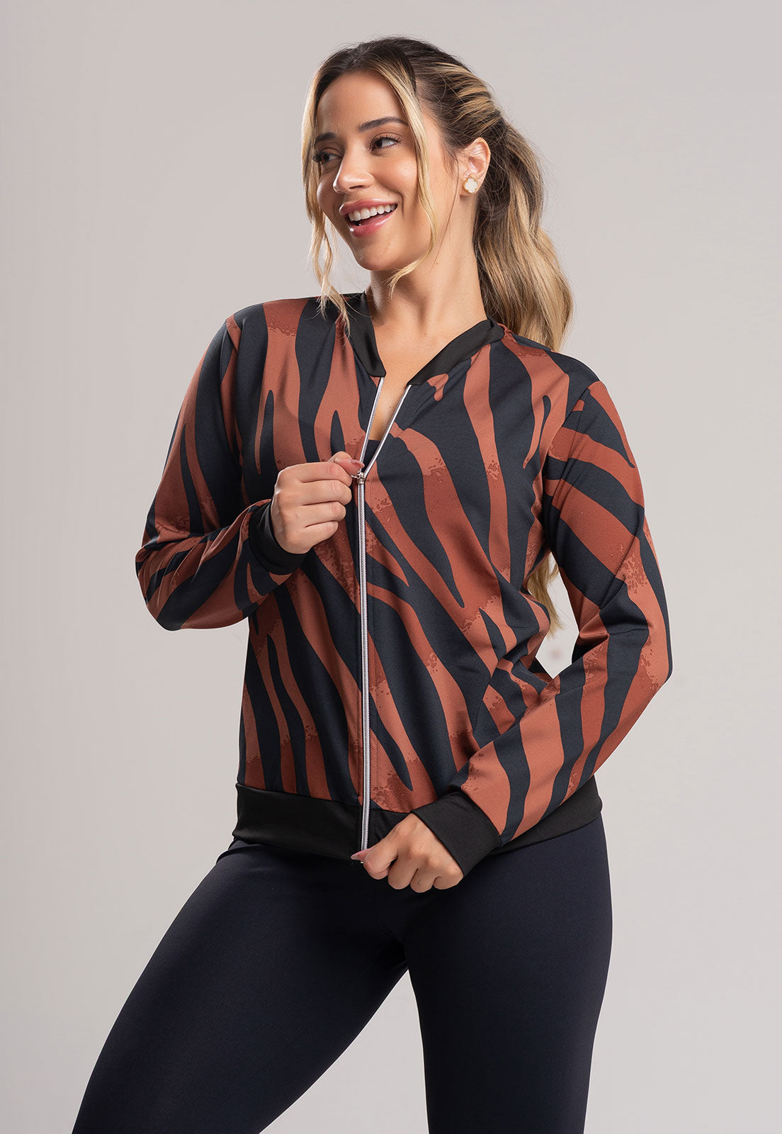 Casaco Jaqueta Suplex Feminino Inverno Safari - MVB MODAS