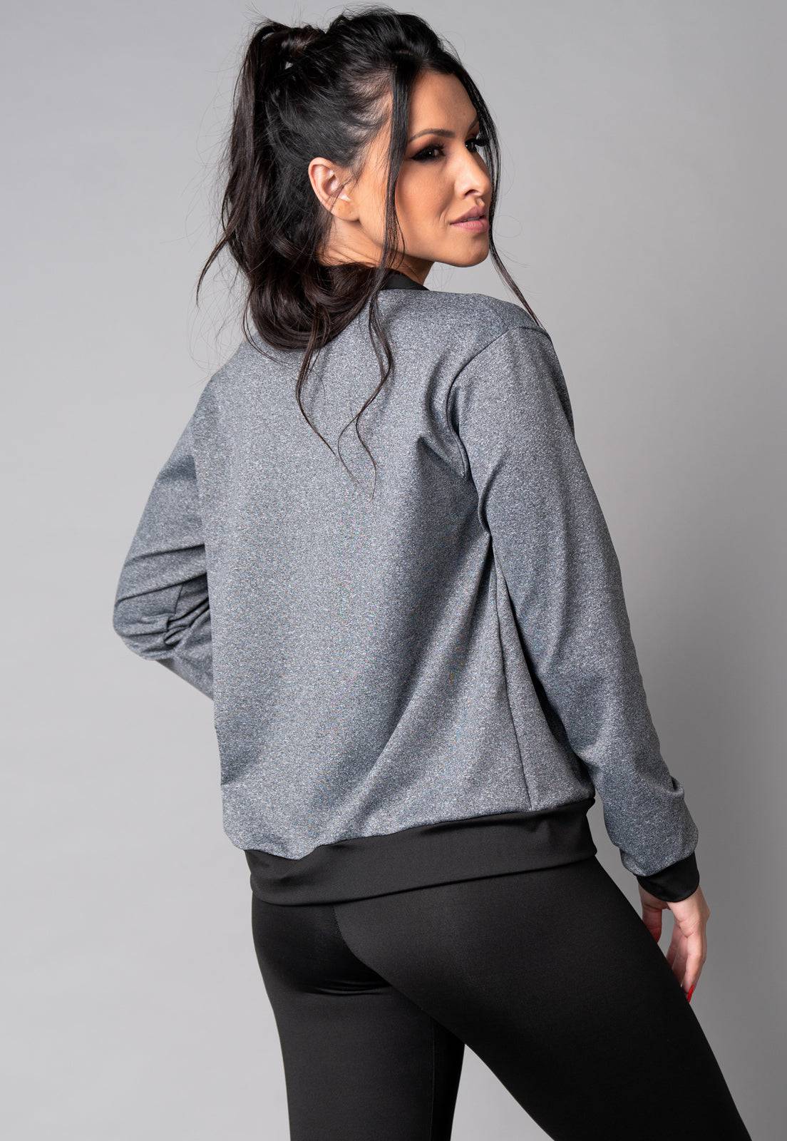 Casaco Jaqueta Suplex Feminino Inverno Flora - MVB MODAS