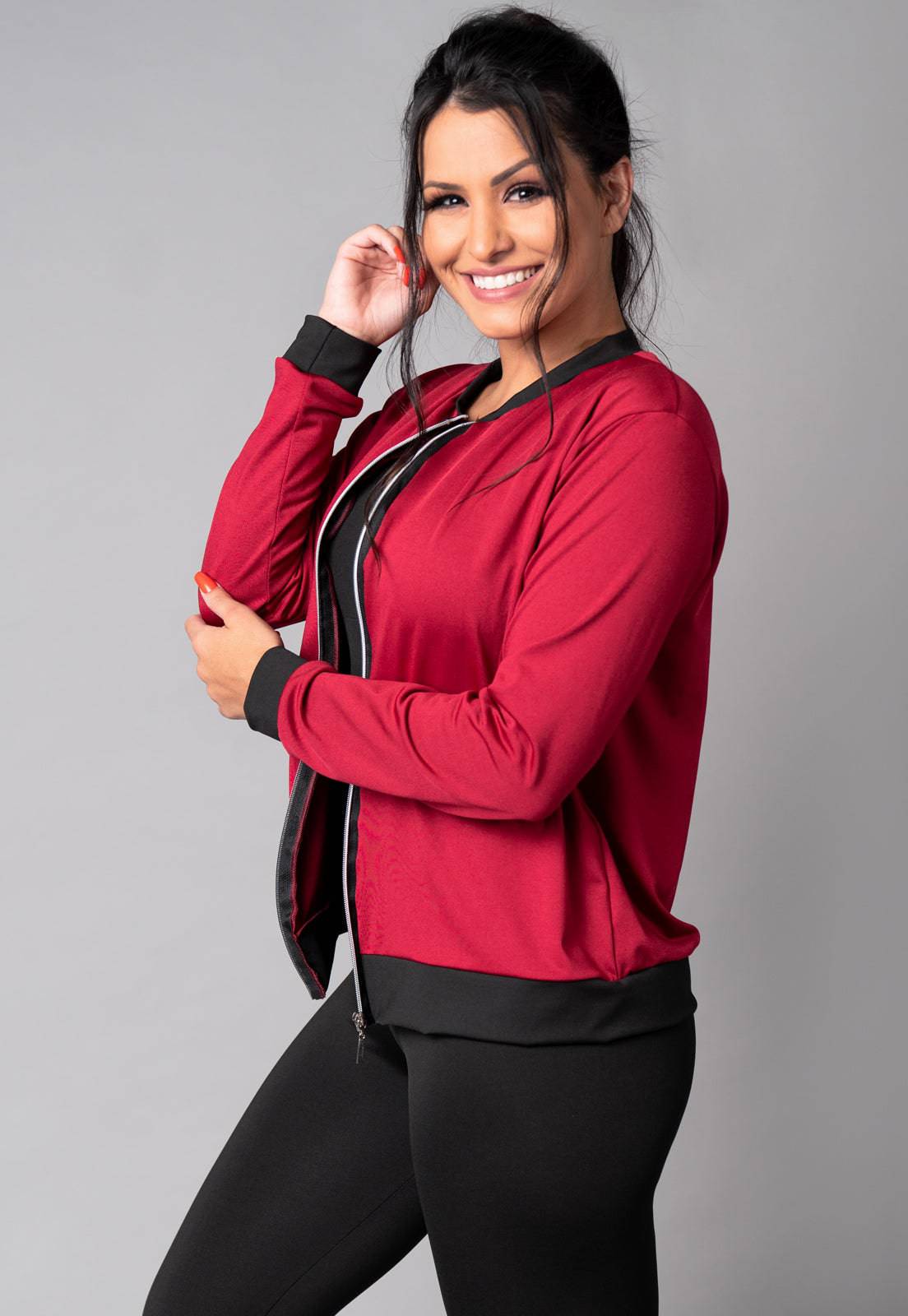 Casaco Jaqueta Suplex Feminino Inverno Mandala - MVB MODAS