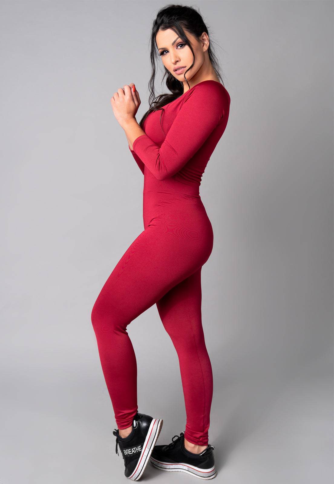 Macacão Longo Manga 3/4 Costa Fechada Mandala - MVB MODAS