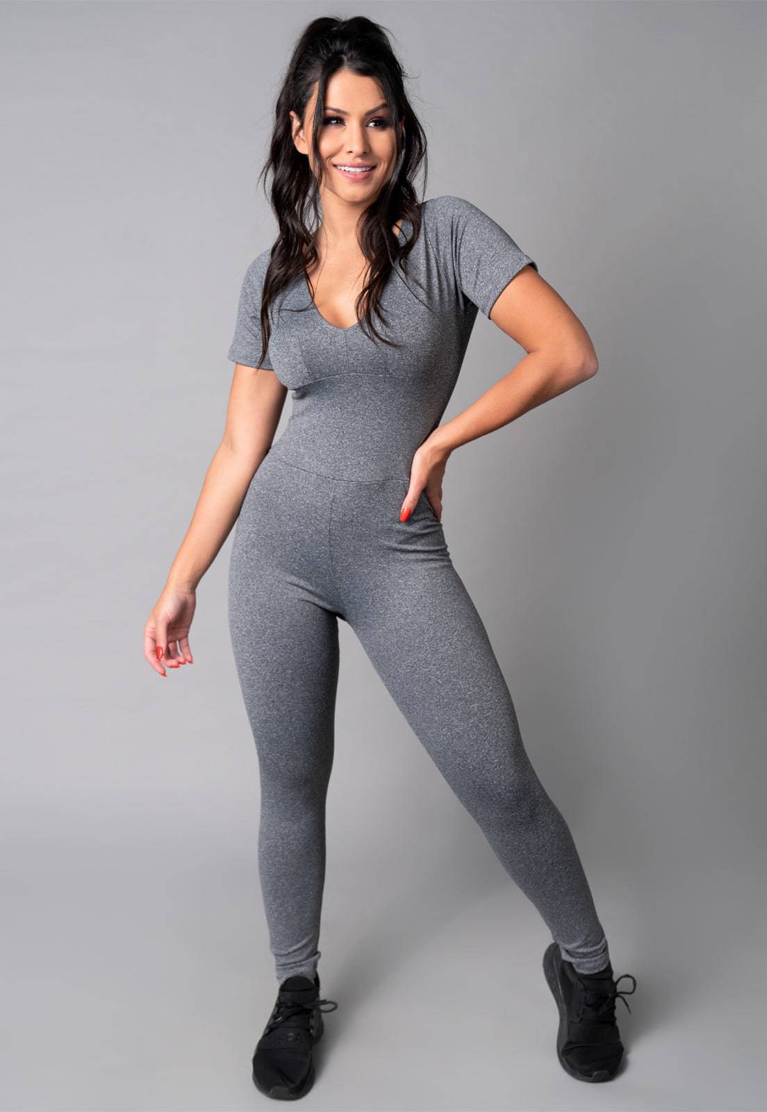 Macacão Longo Manga Curta Costa Fechada Mandala - MVB MODAS