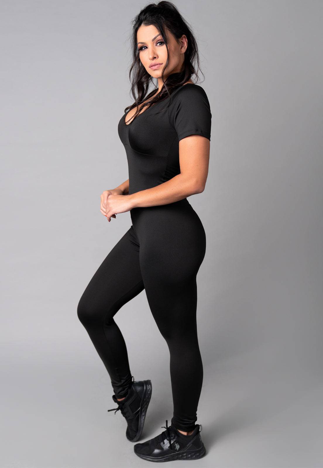 Macacão Longo Manga Curta Costa Fechada Mandala - MVB MODAS