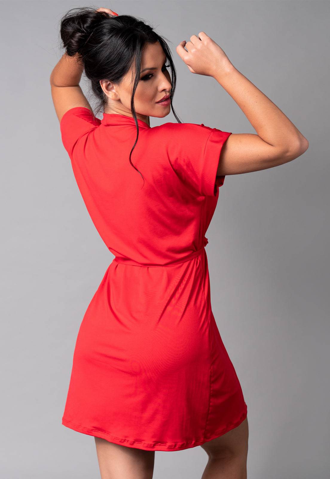 Hobby Roupão Noiva Robe Preto - MVB MODAS