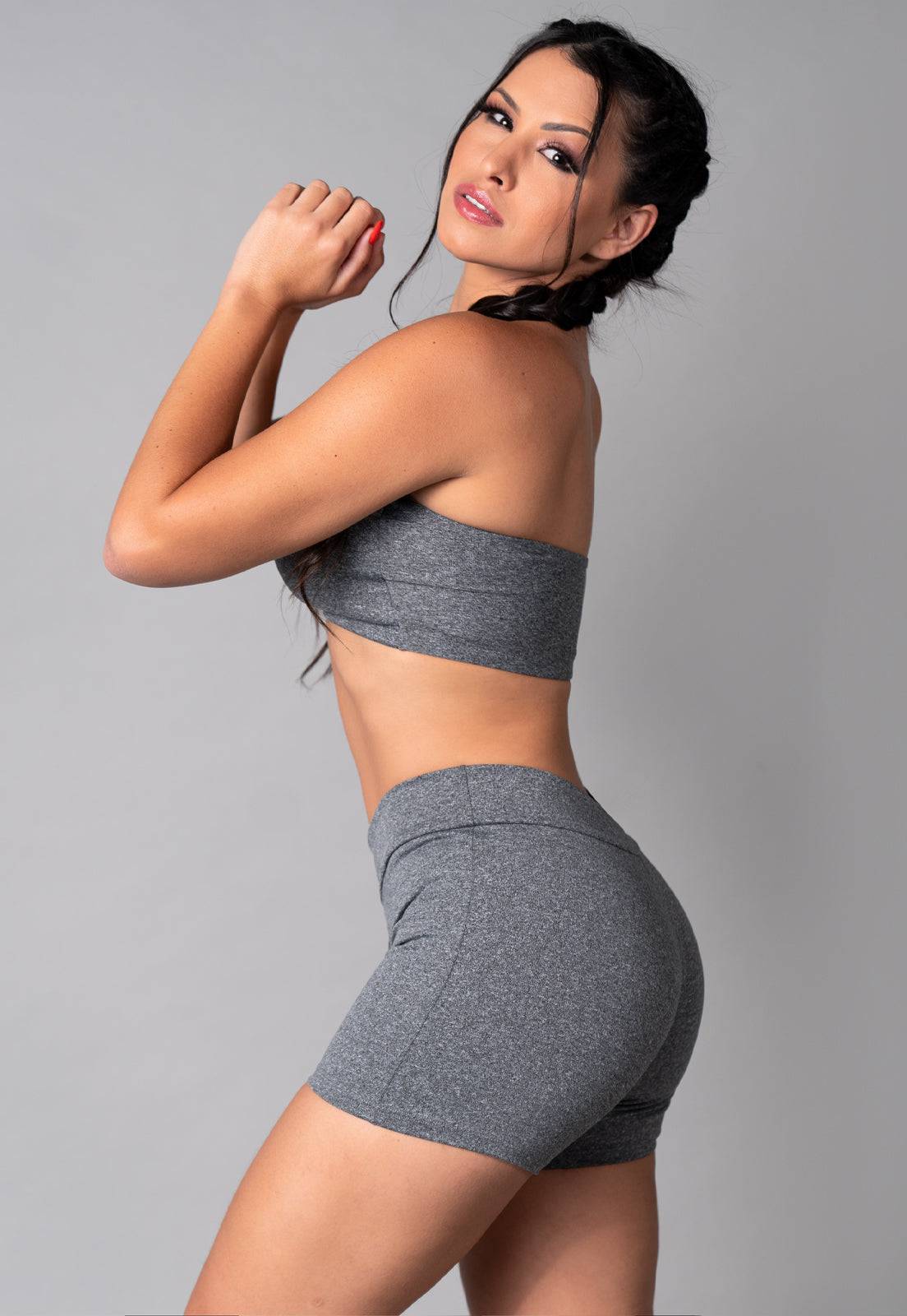 Short Curto Cinza - MVB MODAS