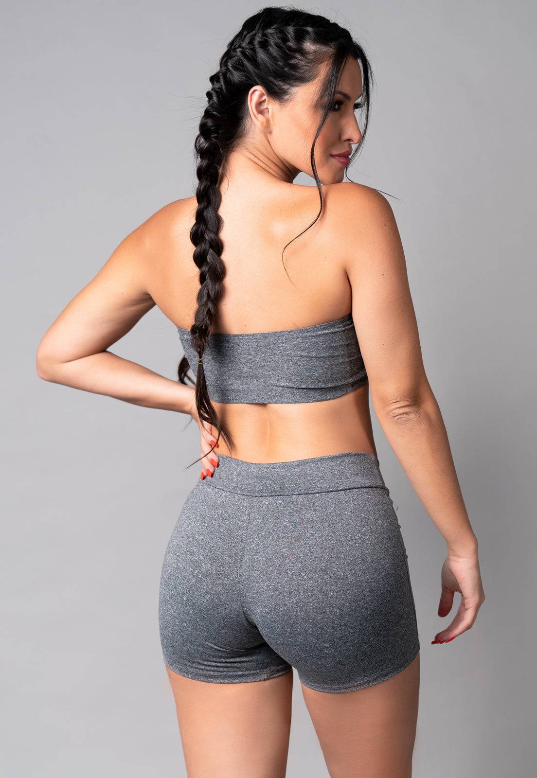 Short Curto Cinza - MVB MODAS