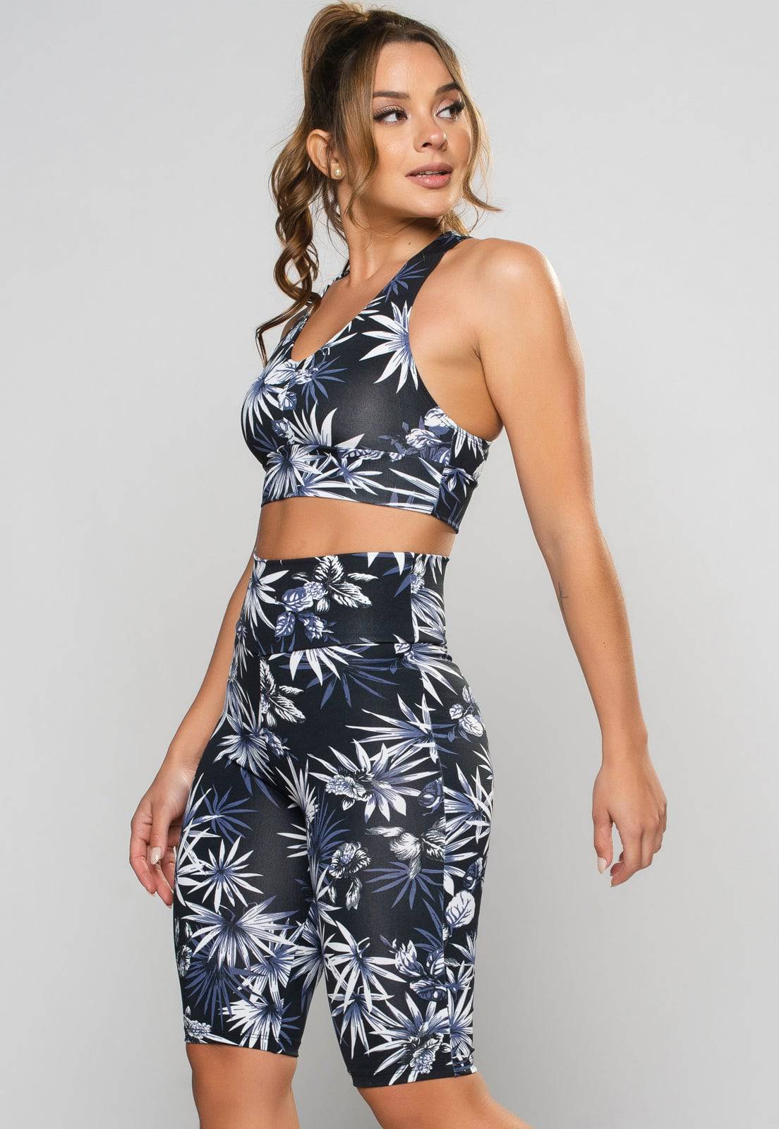 Bermuda Ciclista Feminina Estampada Mandala - MVB MODAS