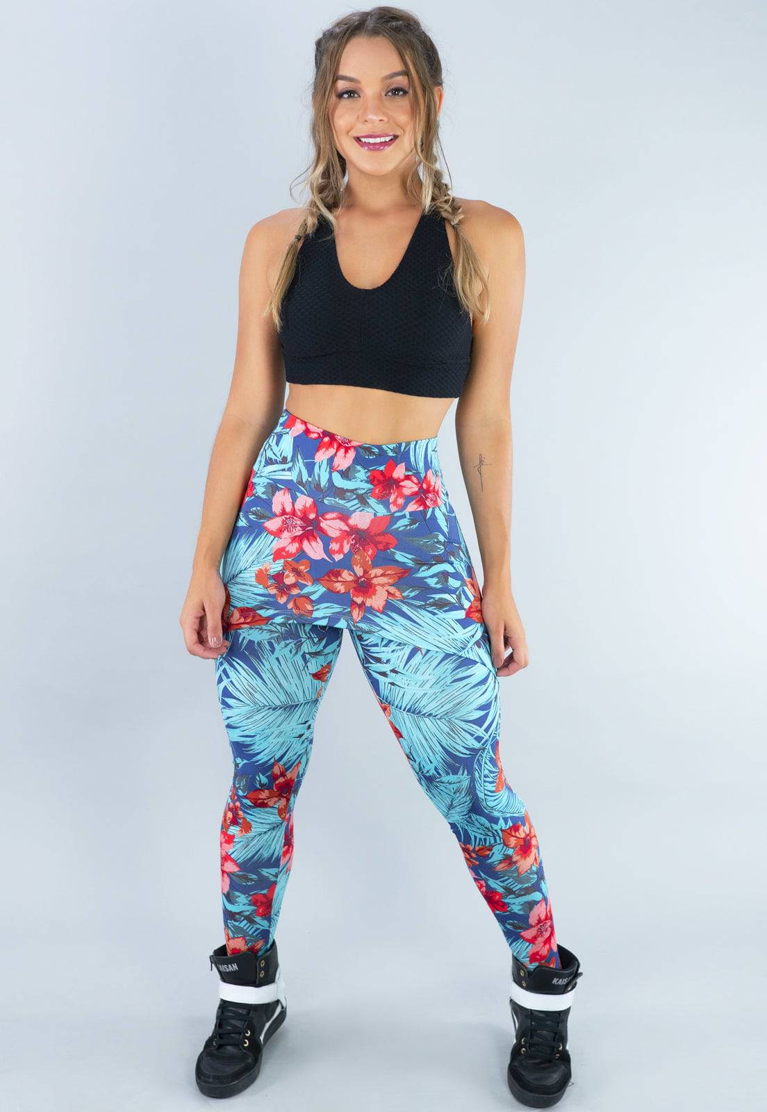 Calça Legging Suplex Saia Tapa Bumbum Mandala - MVB MODAS