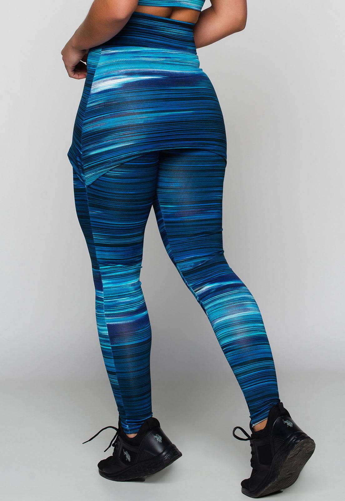 Calça Legging Suplex Saia Tapa Bumbum Mandala - MVB MODAS