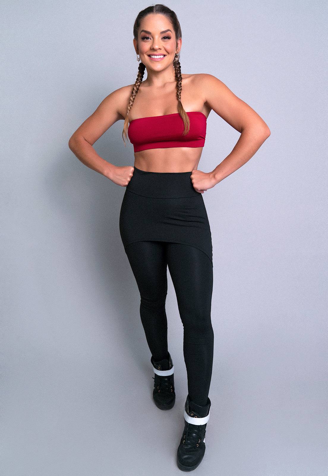 Calça Legging Suplex Saia Tapa Bumbum Mandala - MVB MODAS