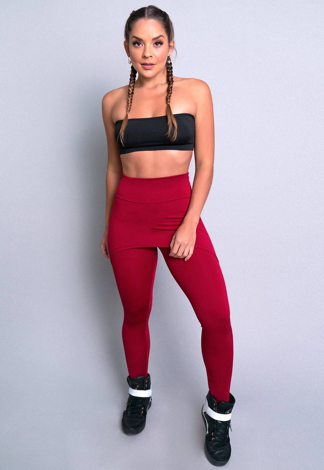 Calça Legging Suplex Saia Tapa Bumbum Mandala - MVB MODAS