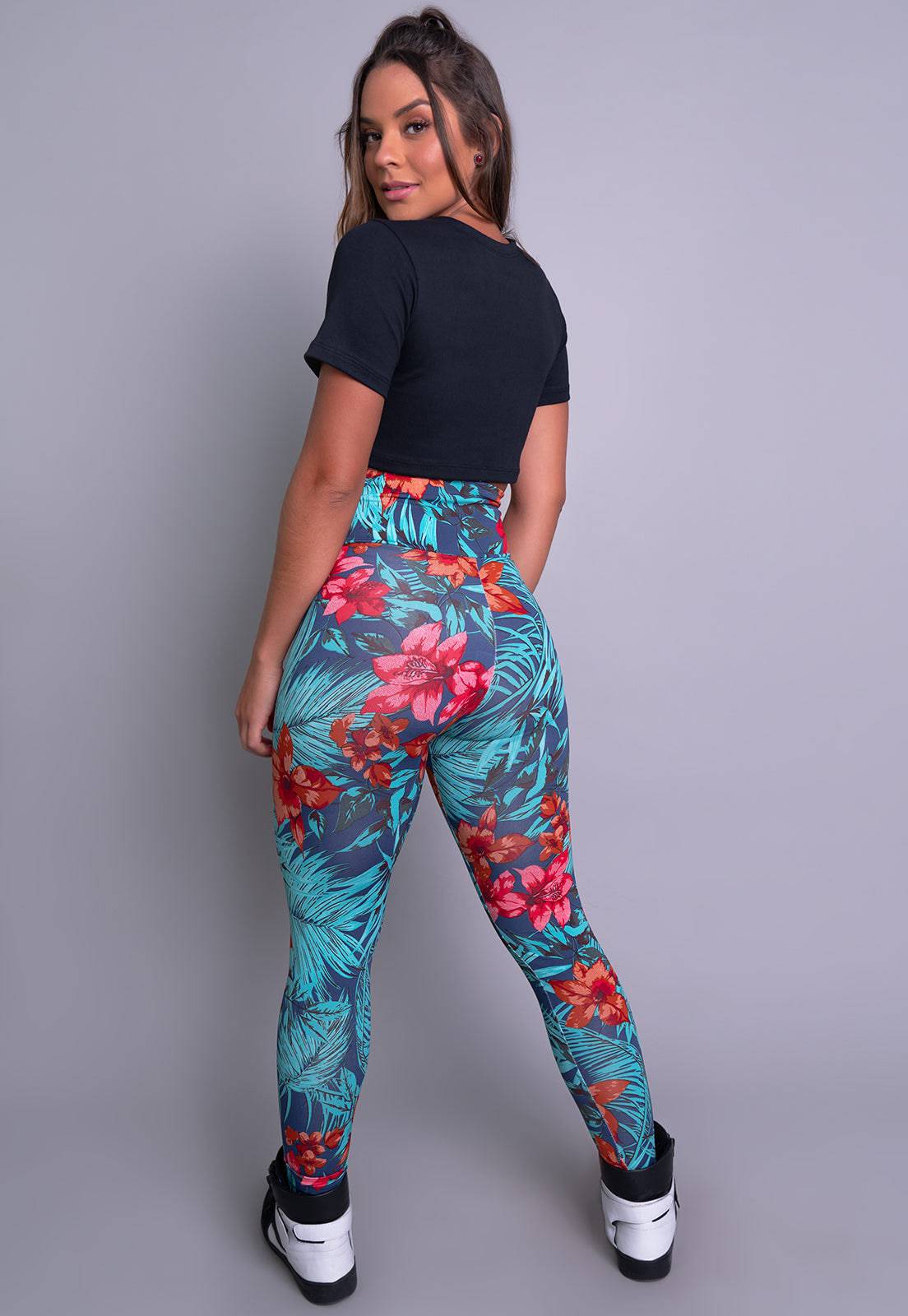 Calça Legging Cintura Alta Mandala - MVB MODAS